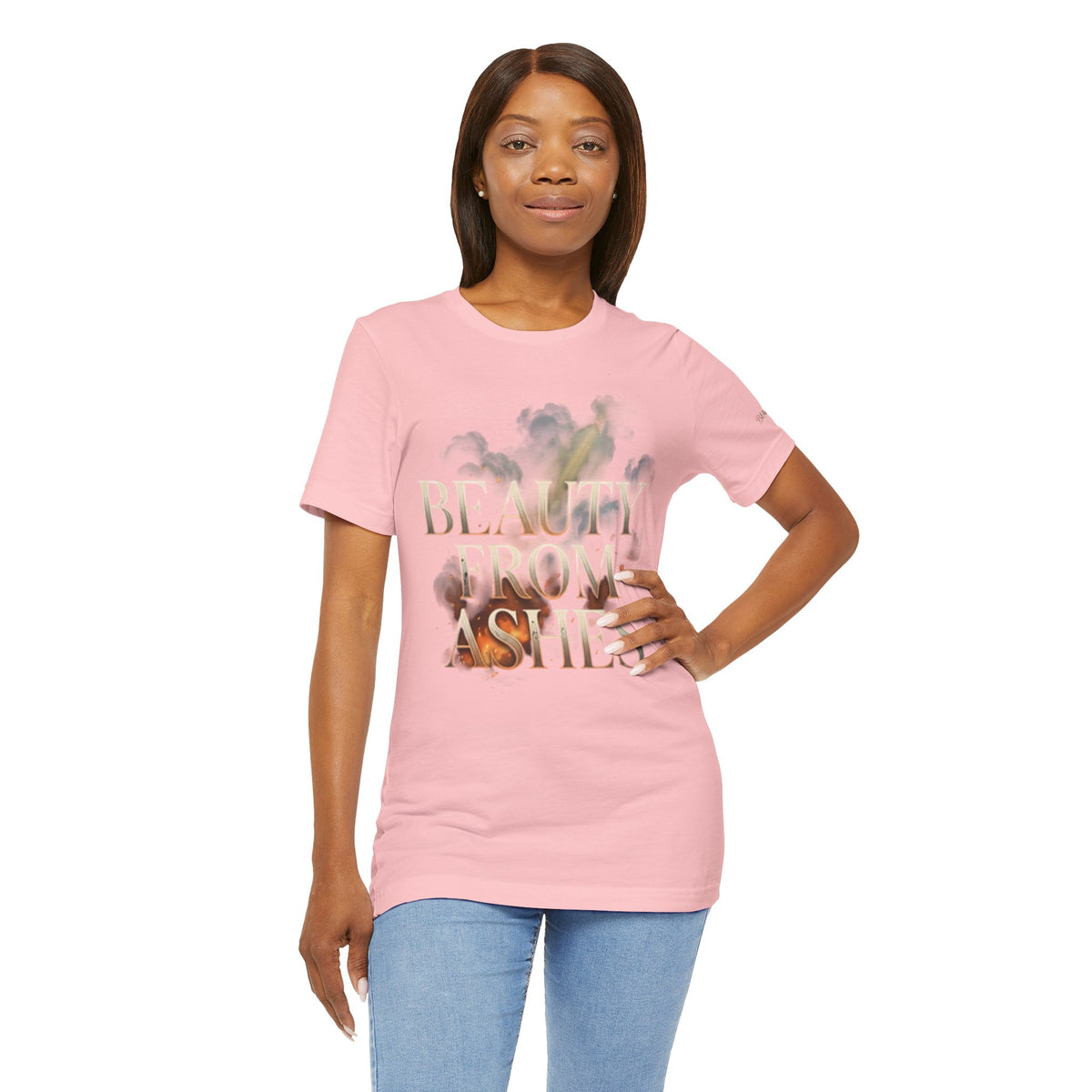 Beauty From Ashes Floral Tee