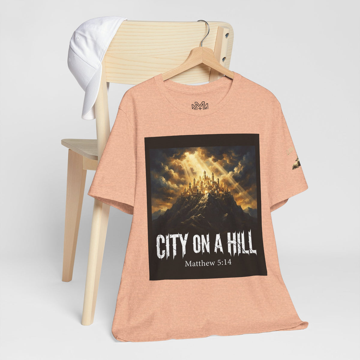 City on a Hill T-Shirt — Matthew 5:14 Christian Faith Tee