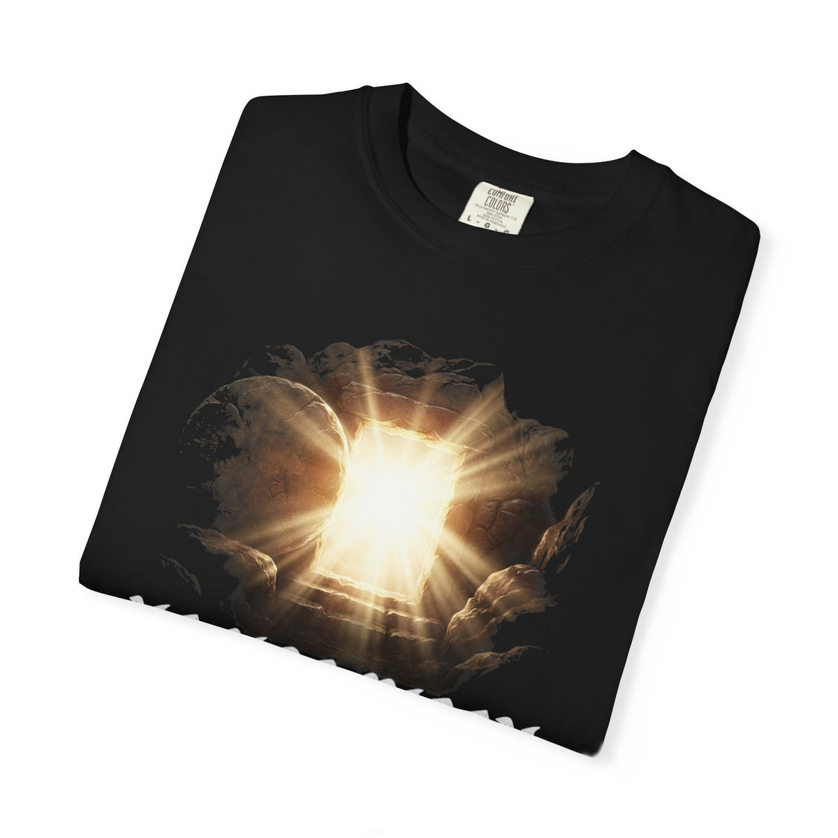 Angel Gateway T-Shirt — Fiery Winged Guardian Graphic Tee