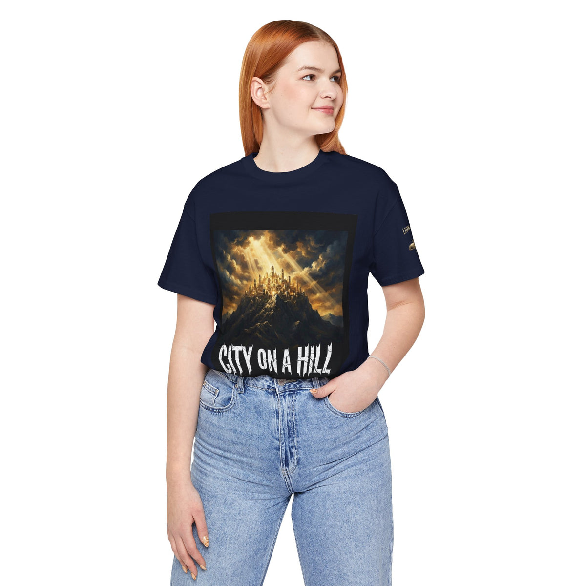 City on a Hill T-Shirt — Matthew 5:14 Christian Faith Tee