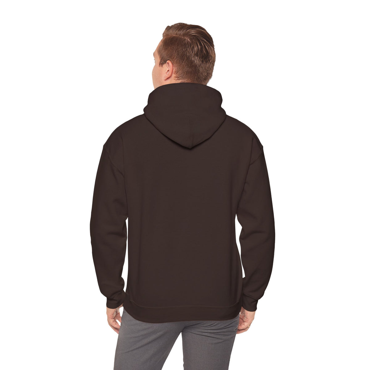 Christian Cross Hoodie - "He Renewed Me" Word Cloud Faith Sweatshirt