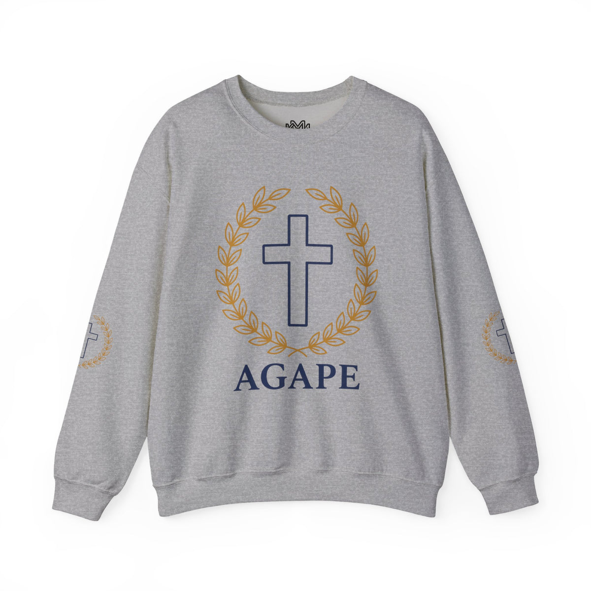 Agape Cross Crewneck Sweatshirt — Christian Faith Pullover