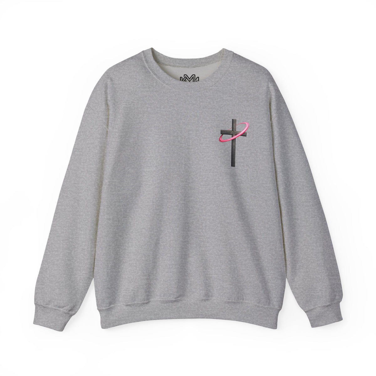 Christian Crewneck Sweatshirt — “With God All Things Are Possible” Inspirational Pullover