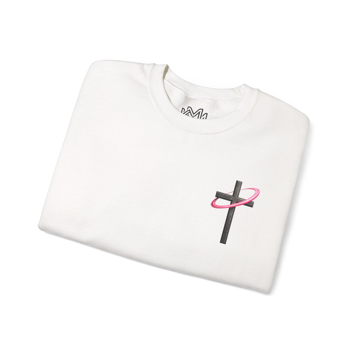 Christian Crewneck Sweatshirt — “With God All Things Are Possible” Inspirational Pullover