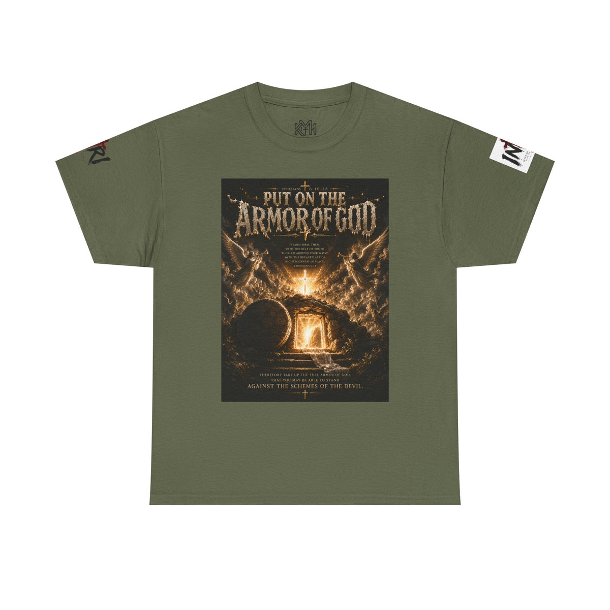 Armor of God T-Shirt — "God Is Not Done With You" Christian Faith Tee