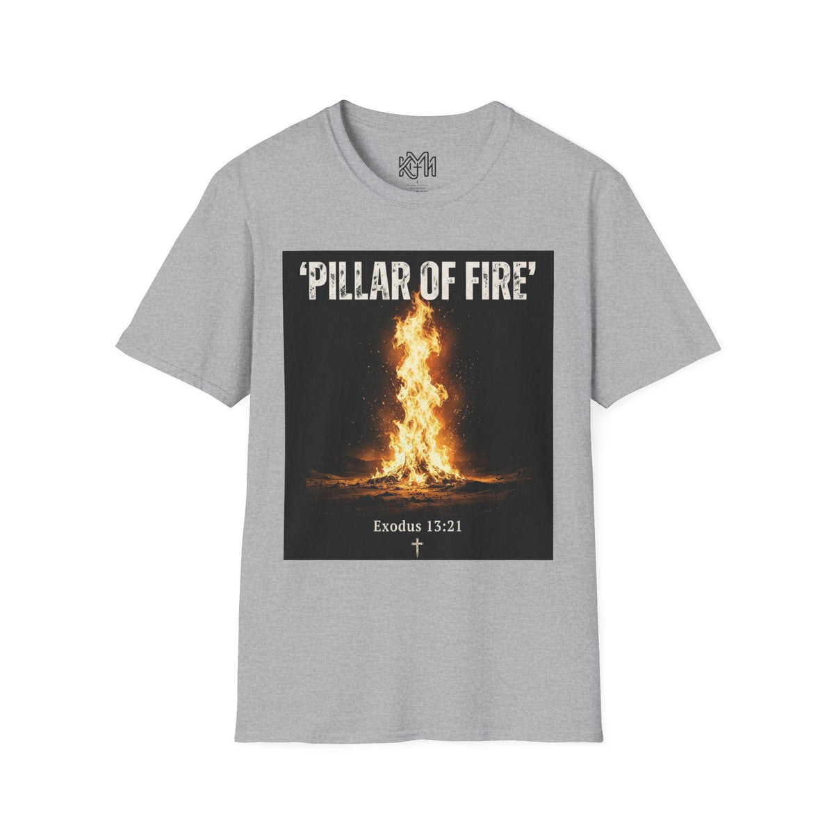 Pillar of Fire T‑Shirt — Biblical Exodus 13:21 Inspirational Faith Tee