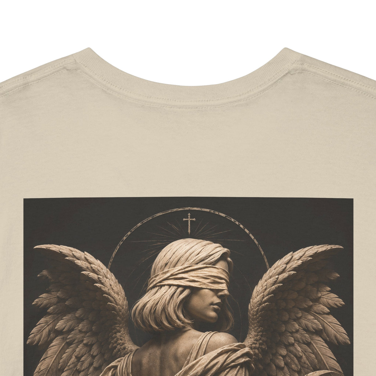 Angel Graphic Tee — "Walk by Faith, Not by Sight" Inspirational T‑Shirt