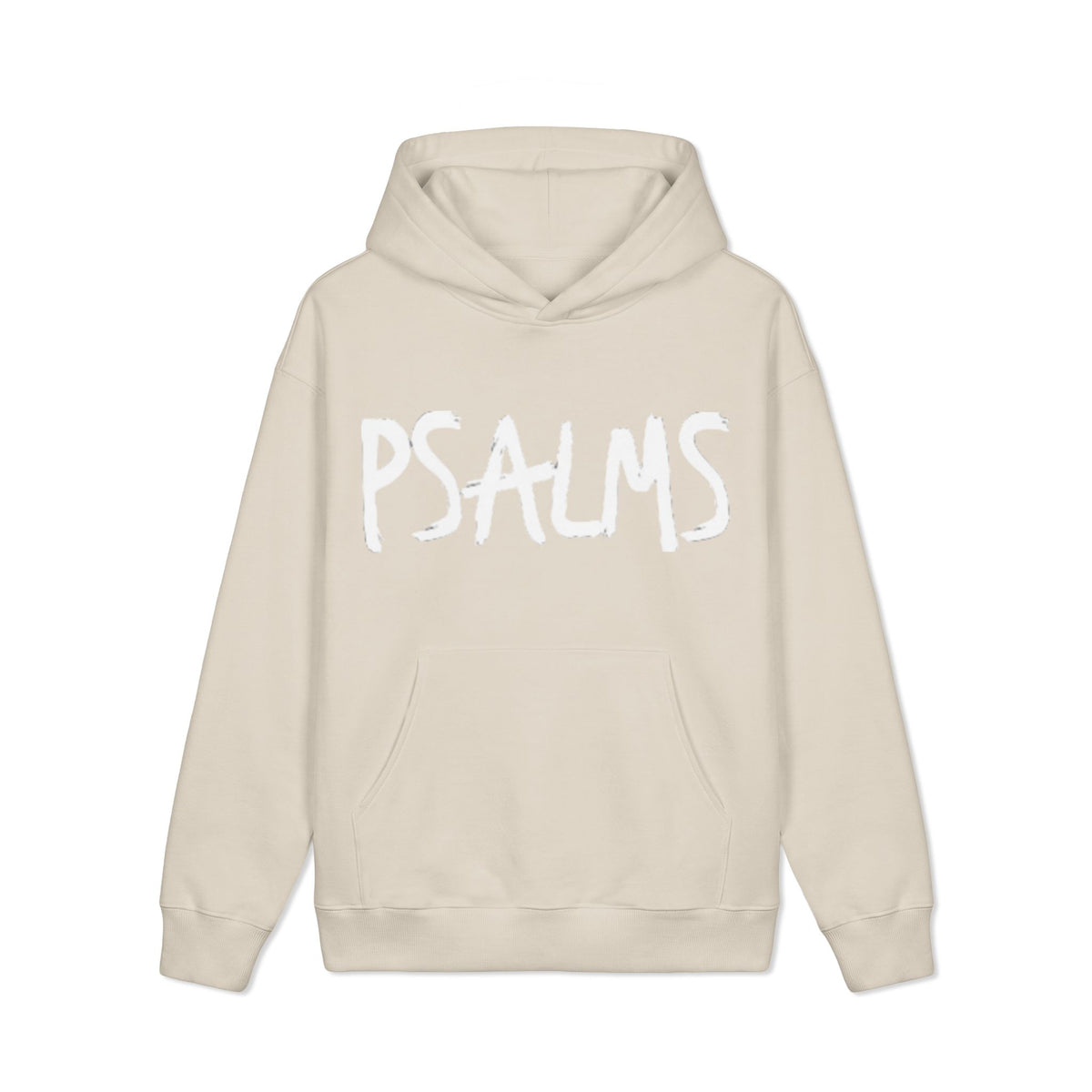 Psalms Hoodie — Scripture Cross Word Art Christian Pullover