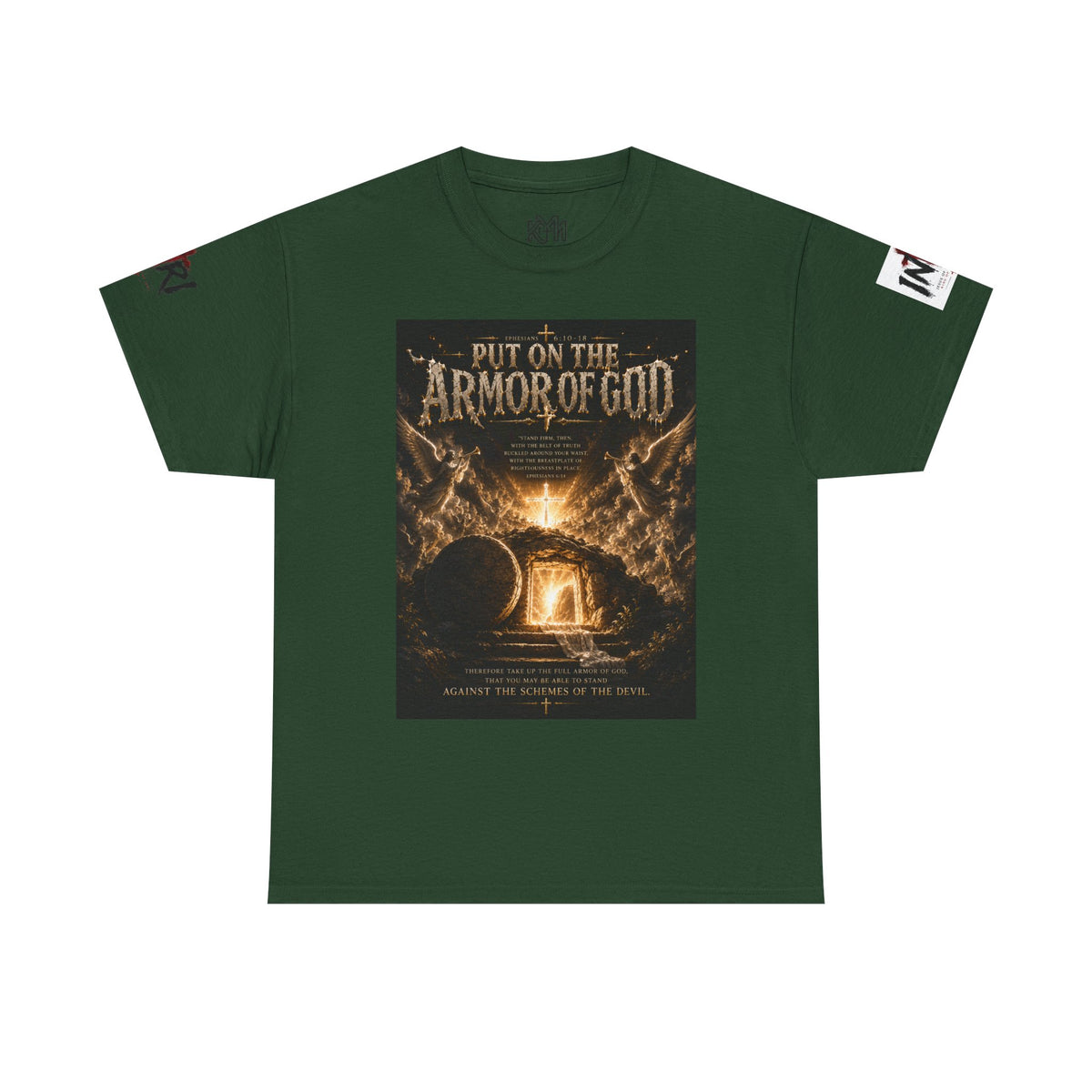 Armor of God T-Shirt — "God Is Not Done With You" Christian Faith Tee