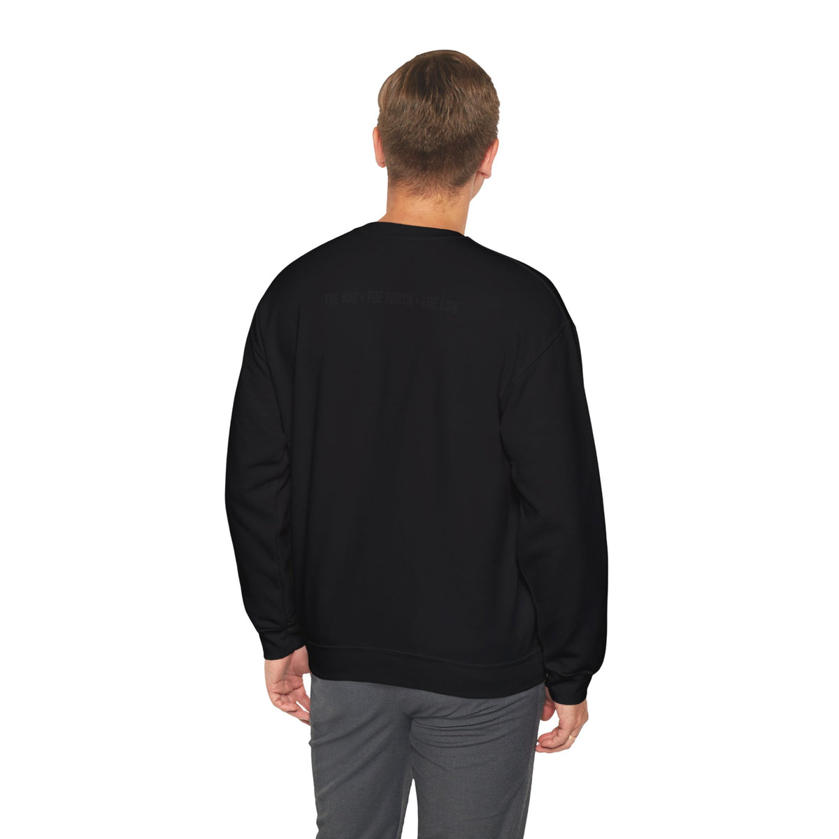 Lamb King Crewneck Sweatshirt — "The Lamb Is King" Christian Graphic Pullover