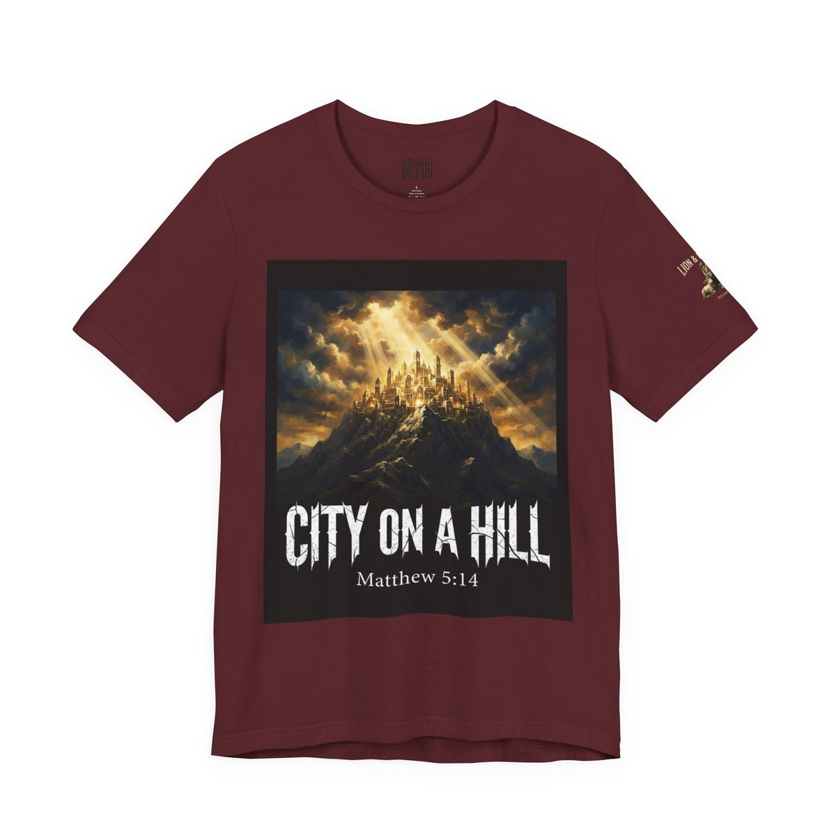 City on a Hill T-Shirt — Matthew 5:14 Christian Faith Tee