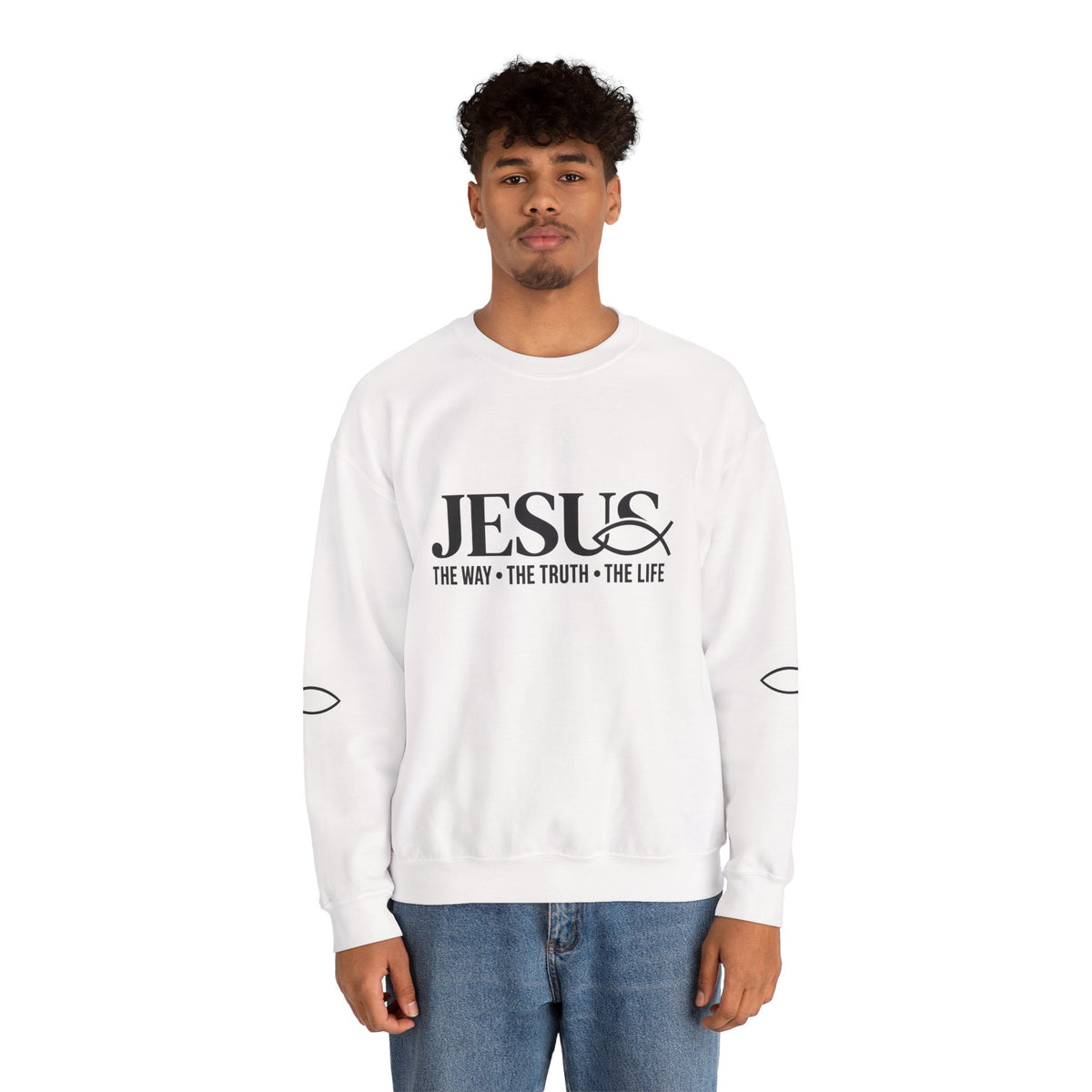 Jesus 'The Way • The Truth • The Life' Crewneck Sweatshirt