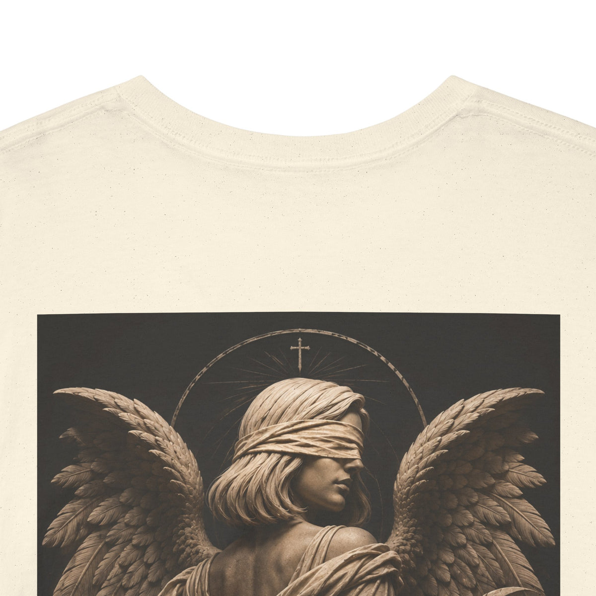 Angel Graphic Tee — "Walk by Faith, Not by Sight" Inspirational T‑Shirt