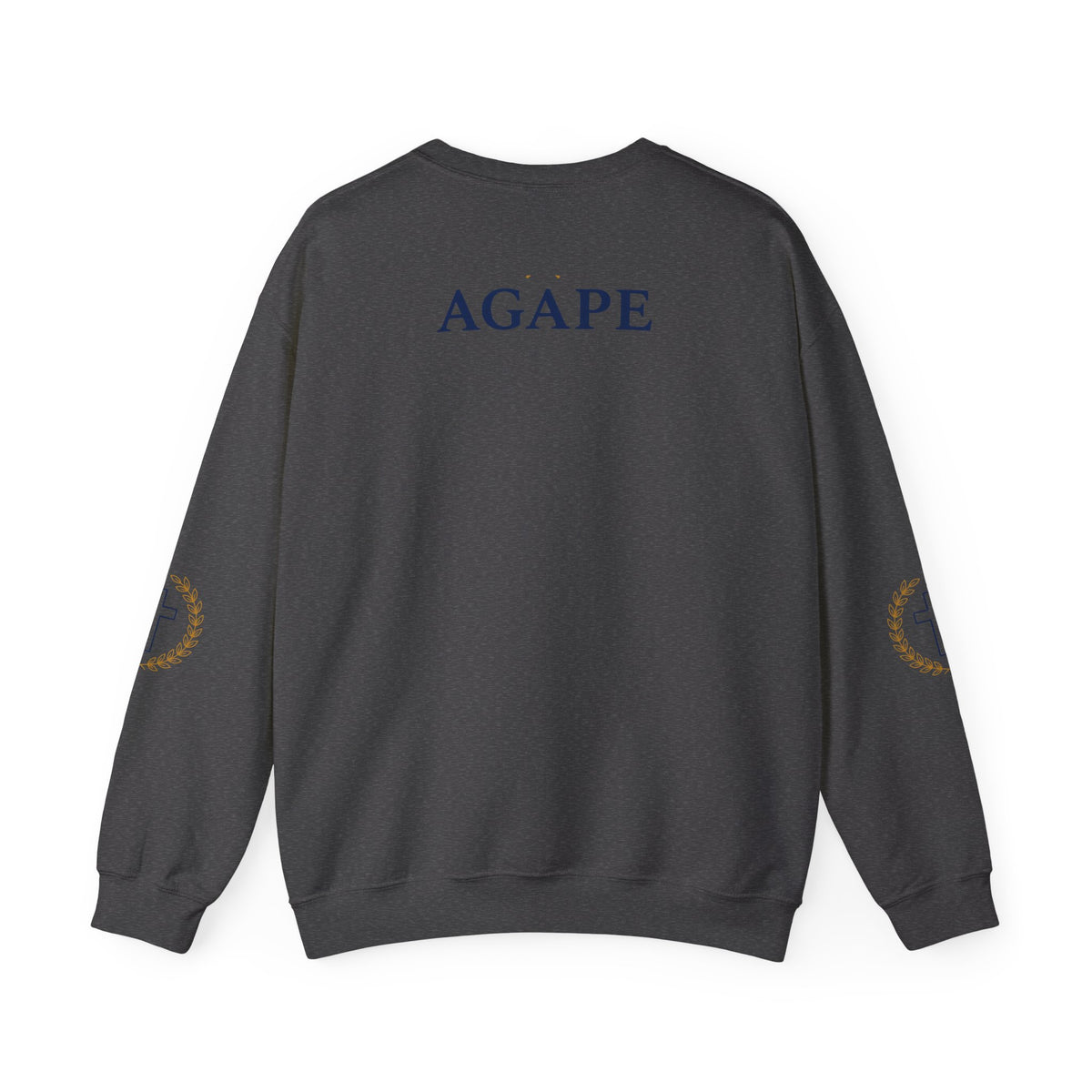 Agape Cross Crewneck Sweatshirt — Christian Faith Pullover