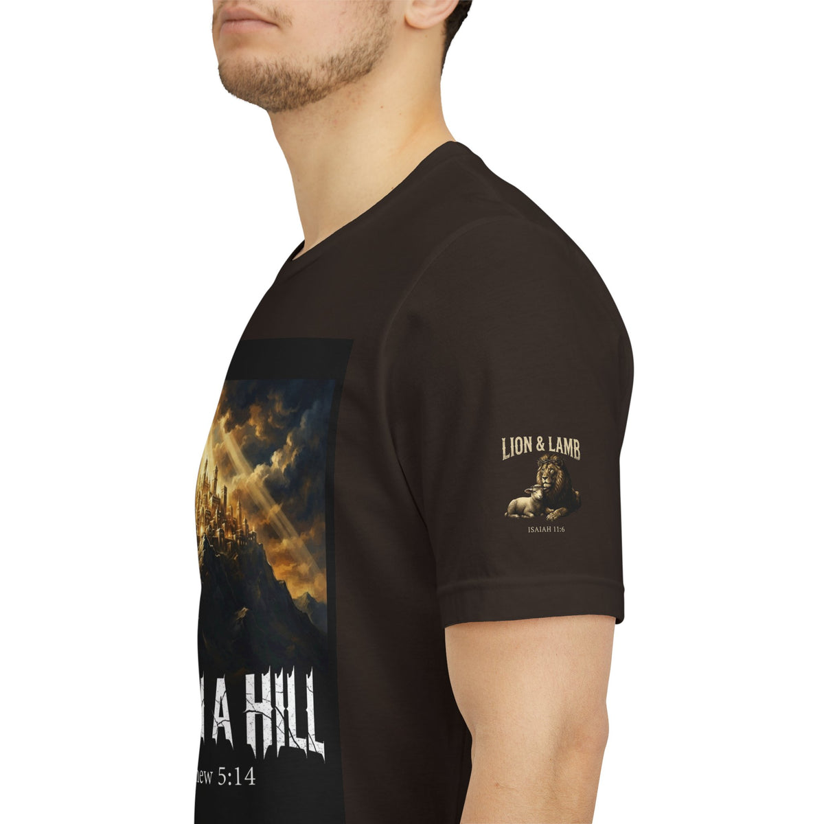 City on a Hill T-Shirt — Matthew 5:14 Christian Faith Tee