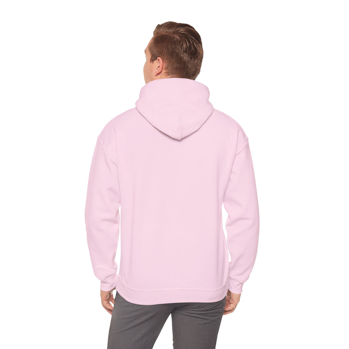Christian Cross Hoodie - "He Renewed Me" Word Cloud Faith Sweatshirt