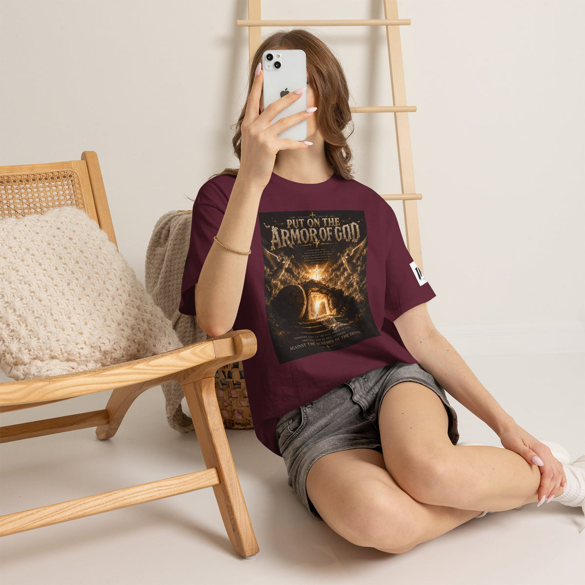 Armor of God T-Shirt — "God Is Not Done With You" Christian Faith Tee