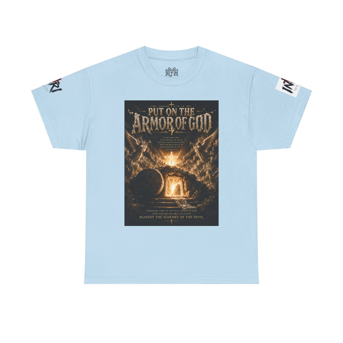 Armor of God T-Shirt — "God Is Not Done With You" Christian Faith Tee