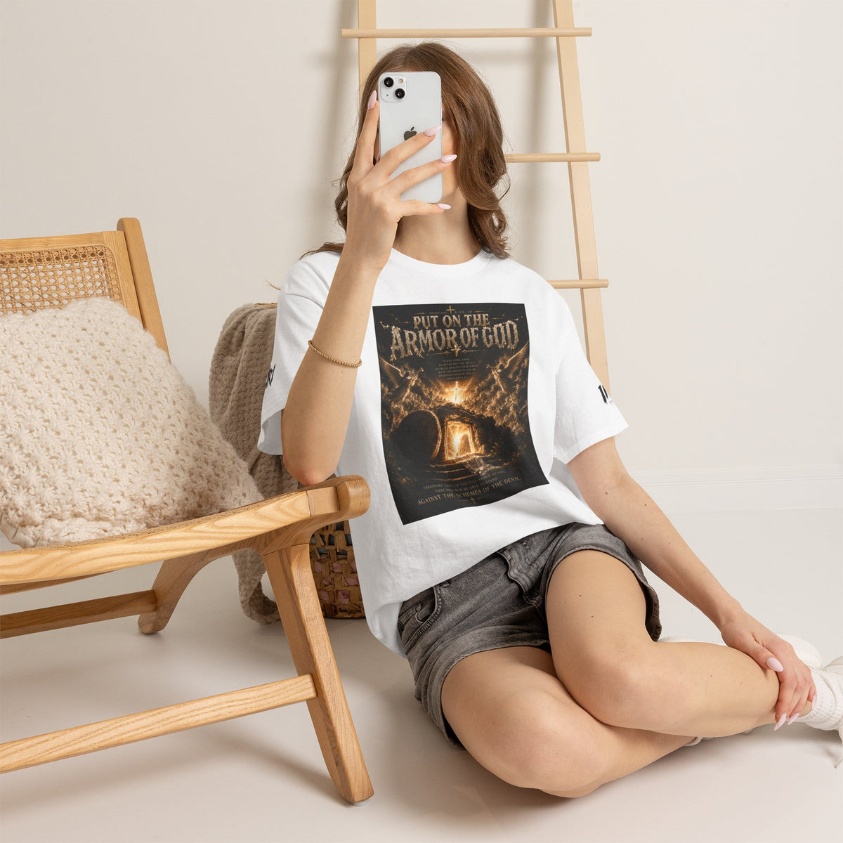 Armor of God T-Shirt — "God Is Not Done With You" Christian Faith Tee