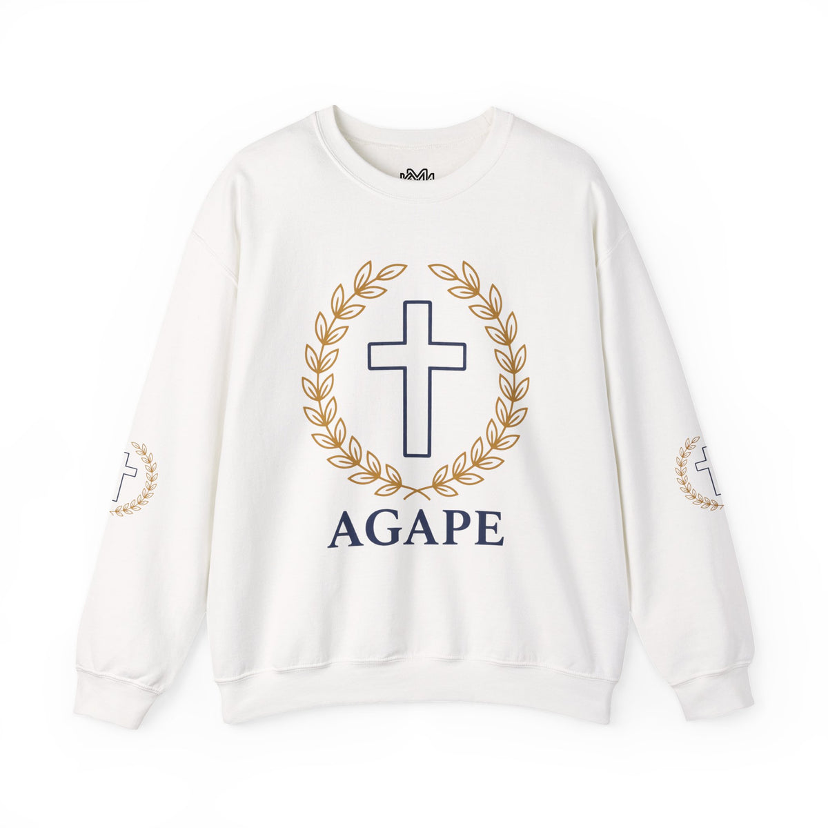 Agape Cross Crewneck Sweatshirt — Christian Faith Pullover