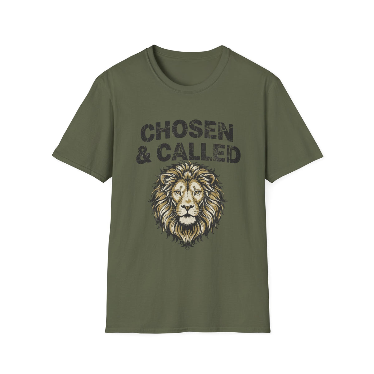 Chosen & Called Lion T-Shirt — Inspirational Christian Faith Tee