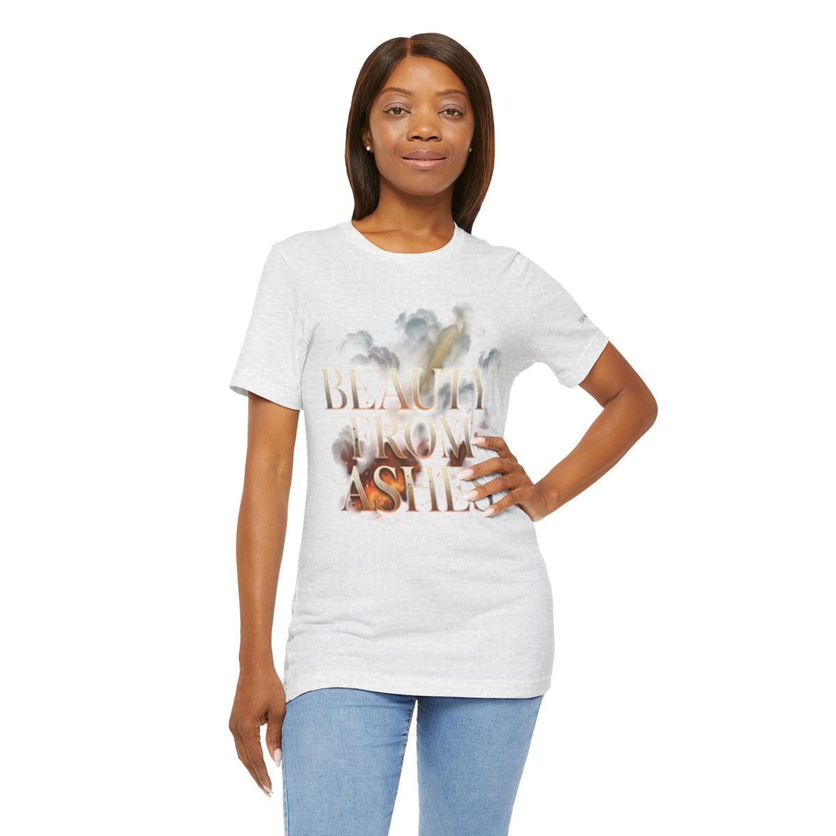 Beauty From Ashes Floral Tee