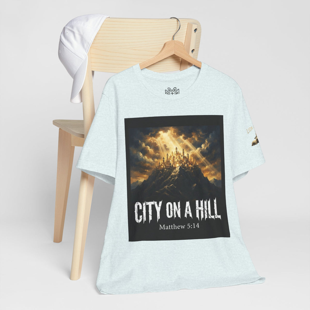City on a Hill T-Shirt — Matthew 5:14 Christian Faith Tee