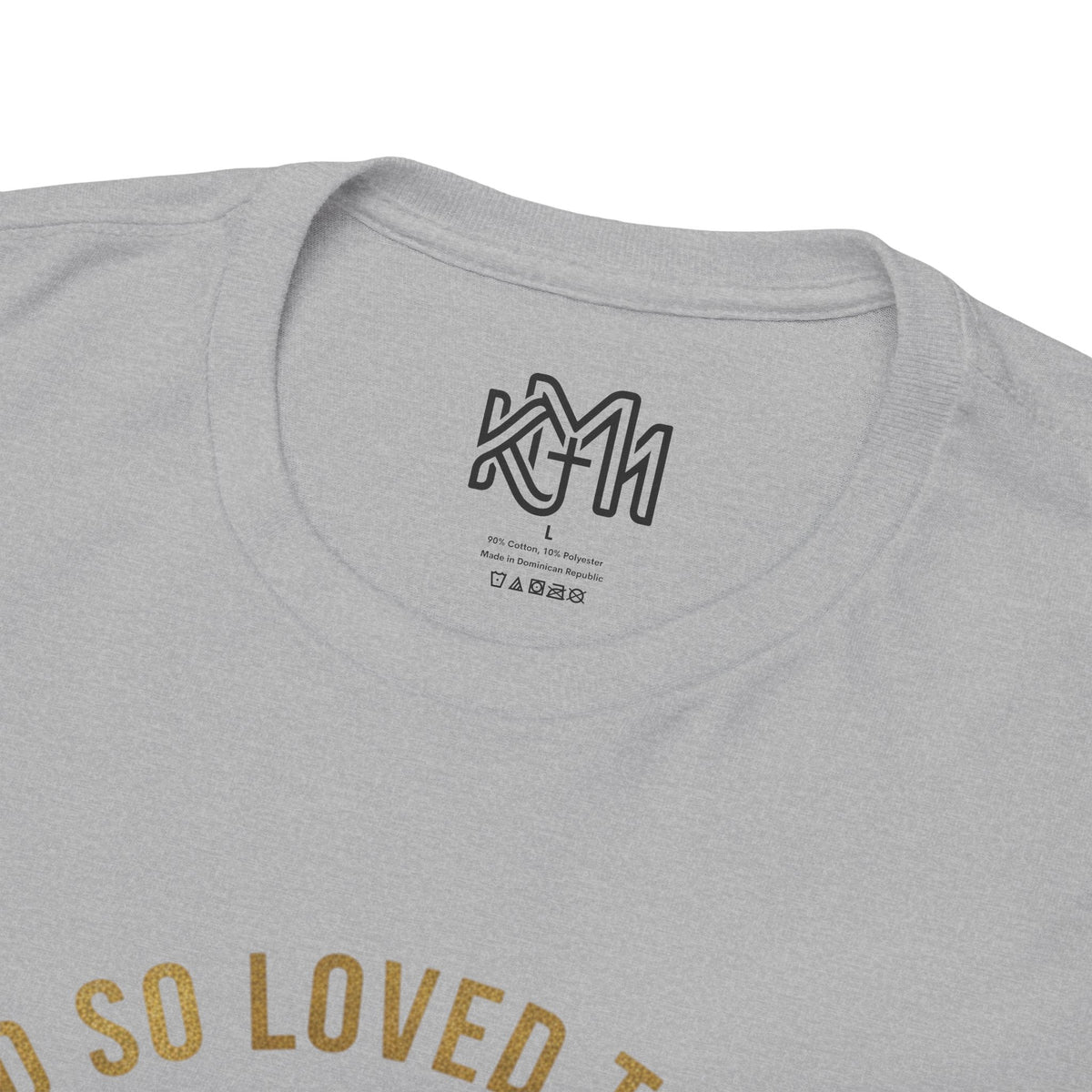 John 3:16 Cross T-Shirt — "For God So Loved the World" Christian Tee