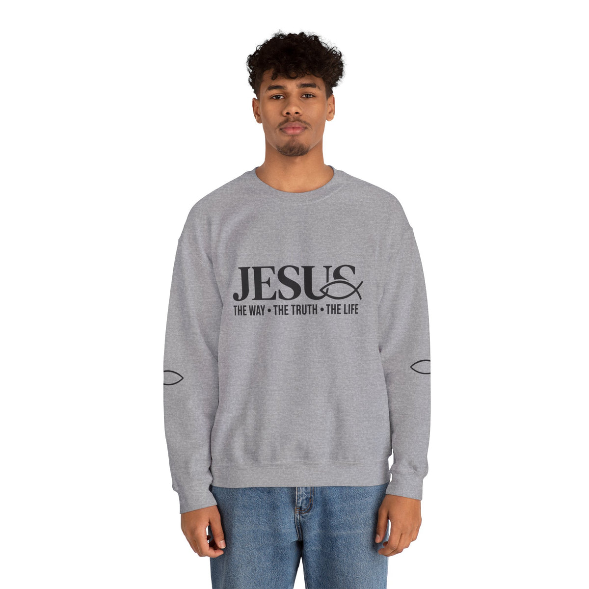 Jesus 'The Way • The Truth • The Life' Crewneck Sweatshirt