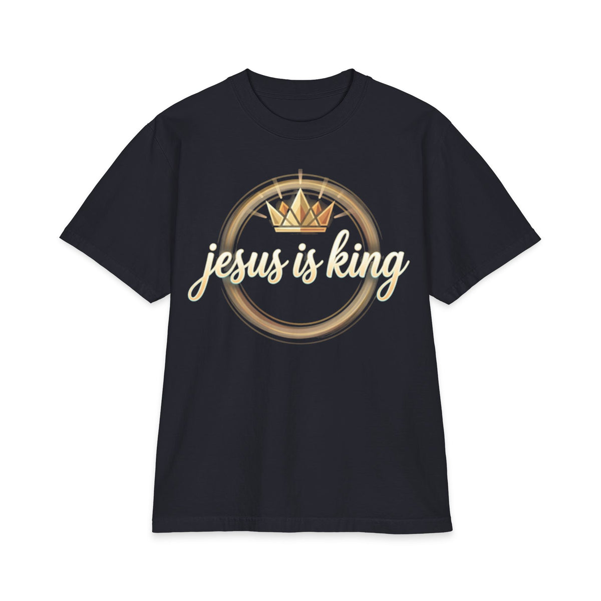 Jesus Is King T-Shirt — Christian Crown Faith Tee