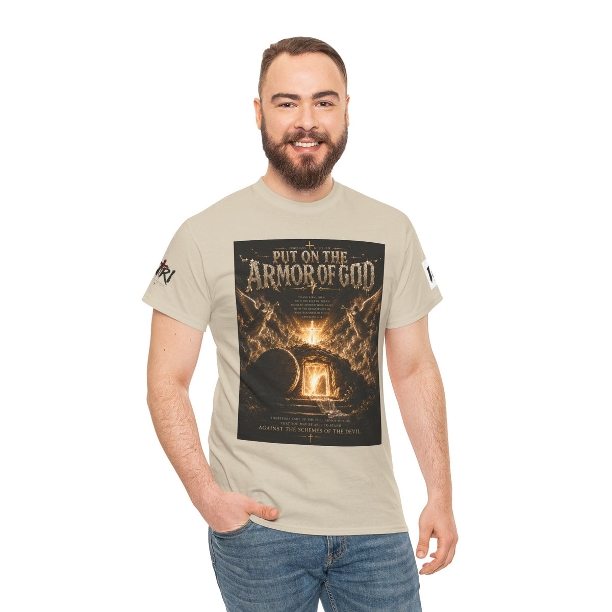 Armor of God T-Shirt — "God Is Not Done With You" Christian Faith Tee