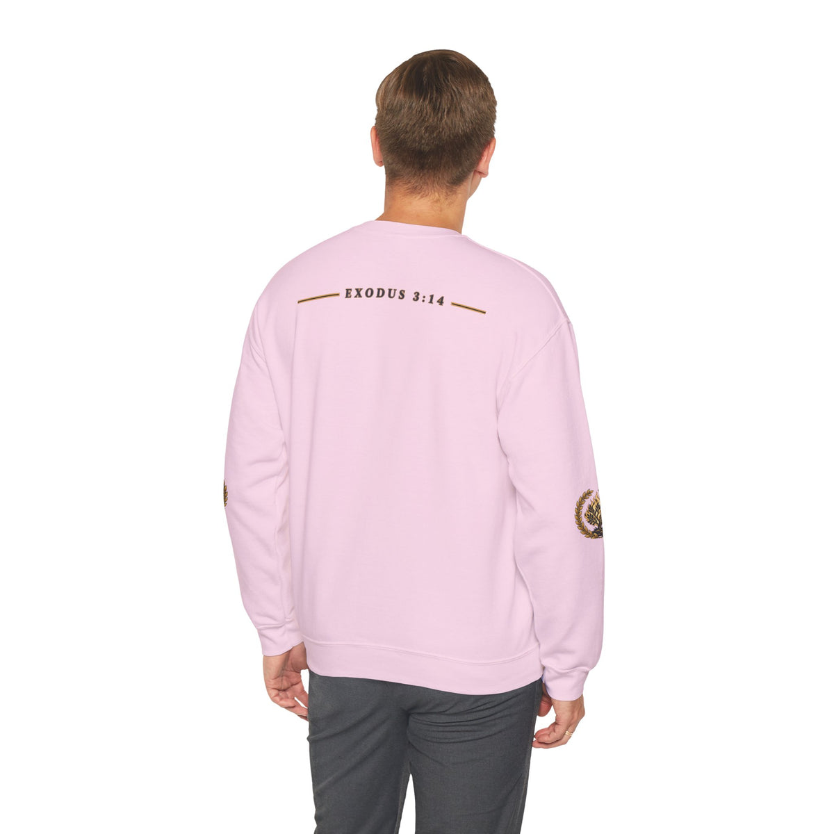 Crewneck Sweatshirt — "I Am Who I Am" Exodus 3:14 Inspirational Pullover