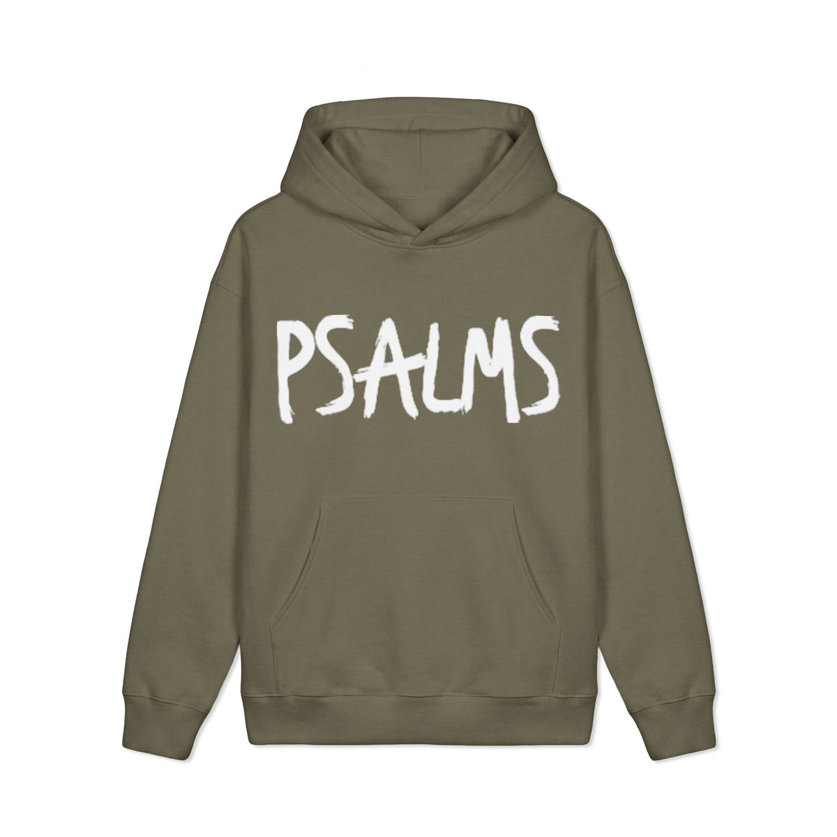 Psalms Hoodie — Scripture Cross Word Art Christian Pullover