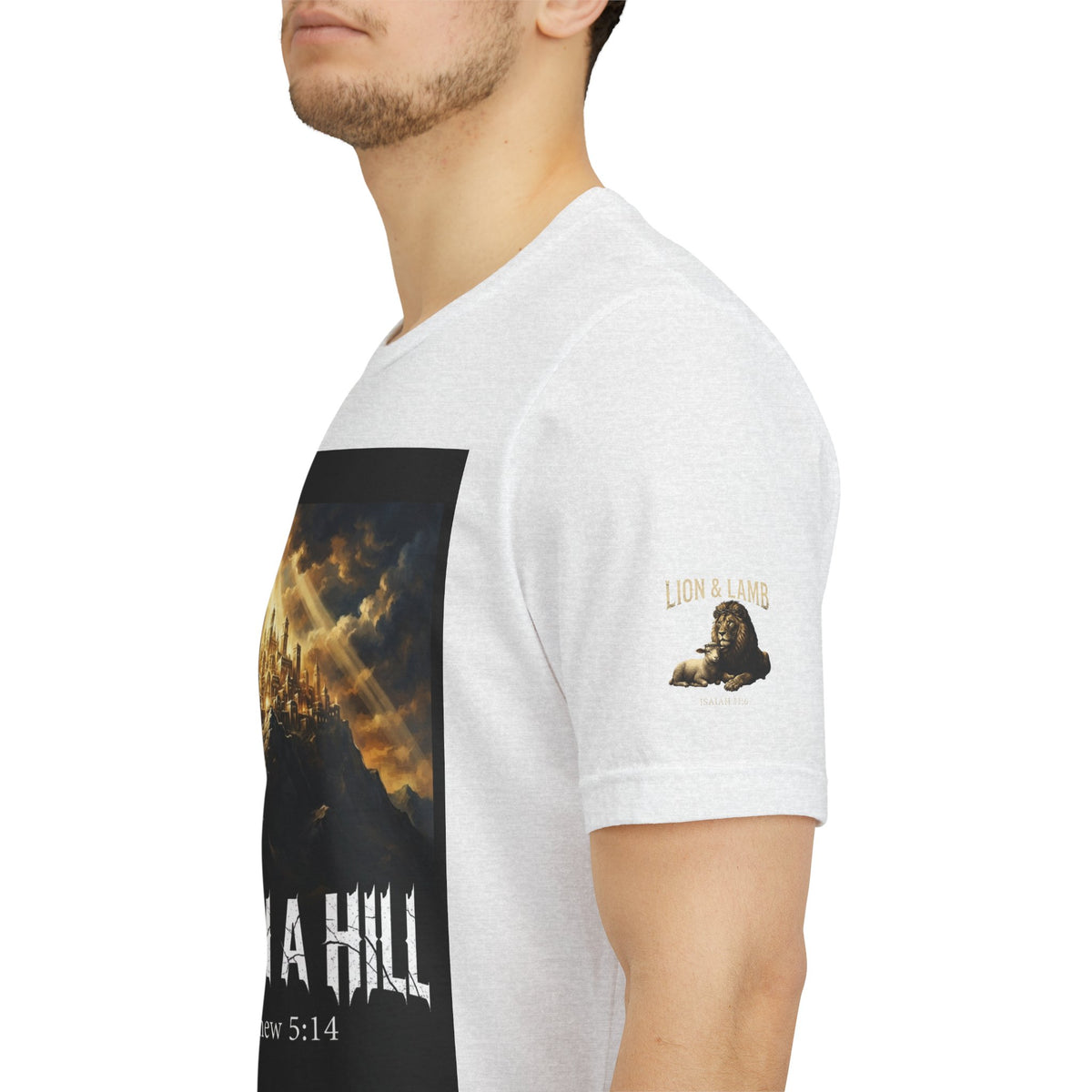 City on a Hill T-Shirt — Matthew 5:14 Christian Faith Tee