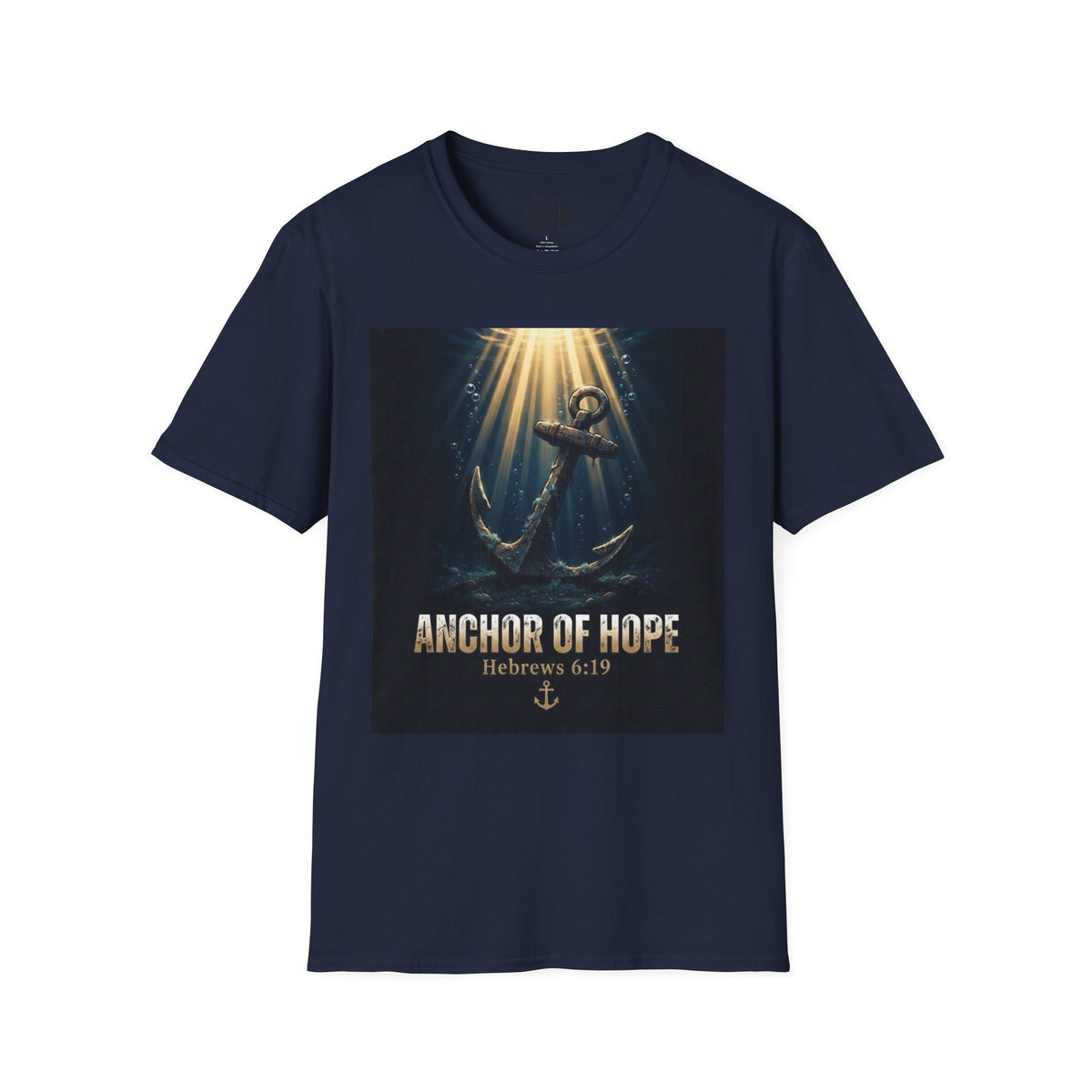 Anchor of Hope T-Shirt — Inspirational Anchor Design (Hebrews 6:19)