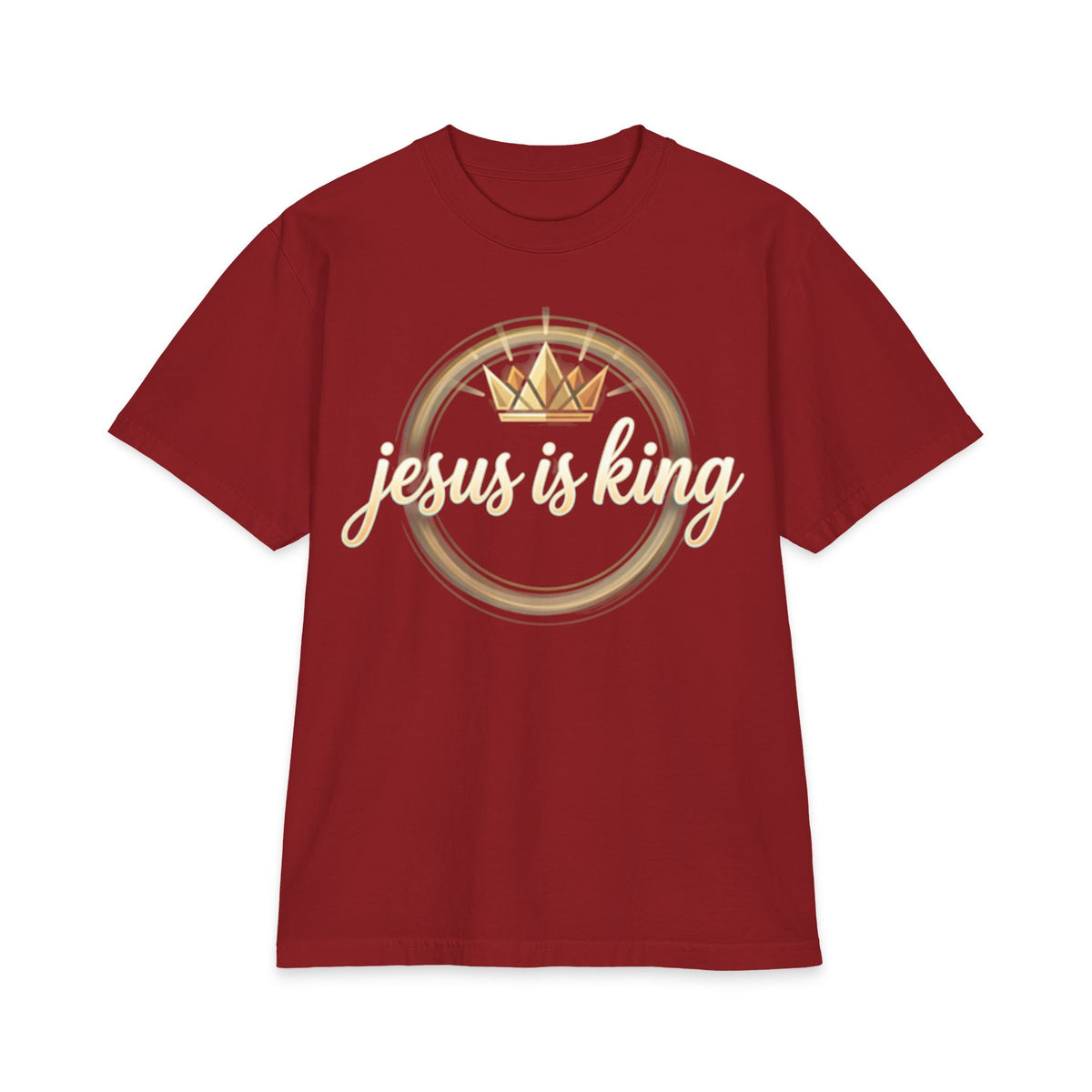 Jesus Is King T-Shirt — Christian Crown Faith Tee