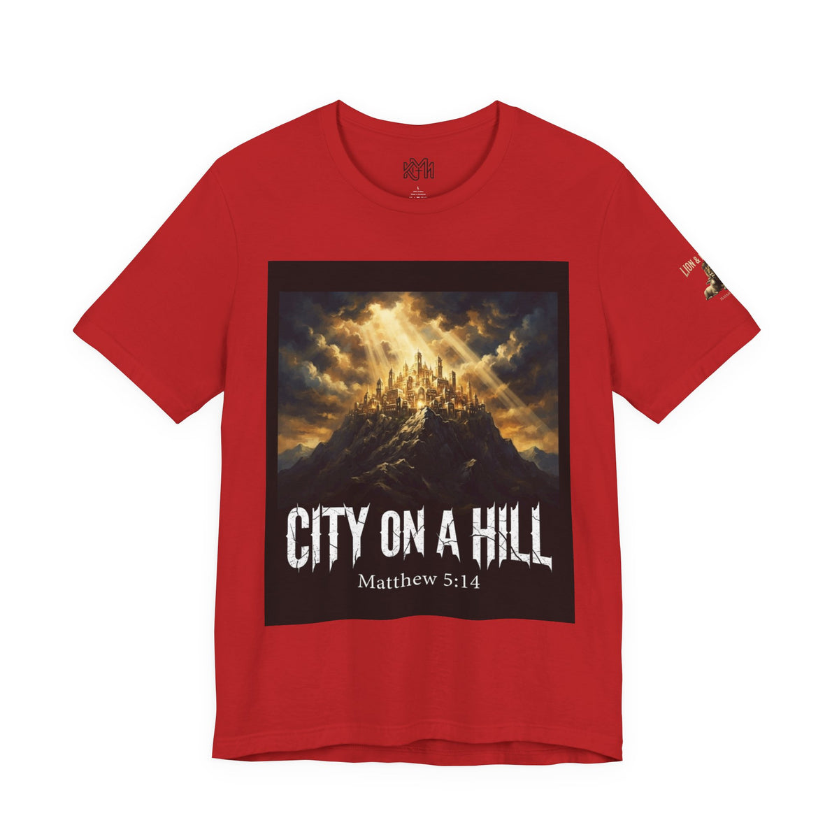 City on a Hill T-Shirt — Matthew 5:14 Christian Faith Tee