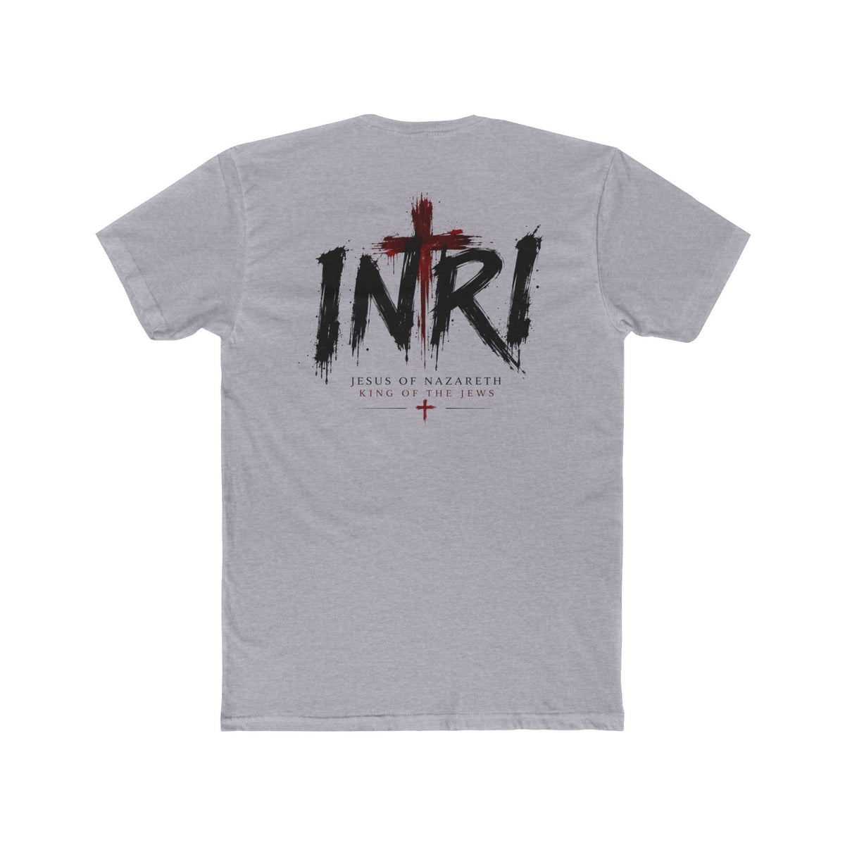 Lamb of God Tee — 'John 1:29' Religious Christian T-Shirt with INRI Cross Back