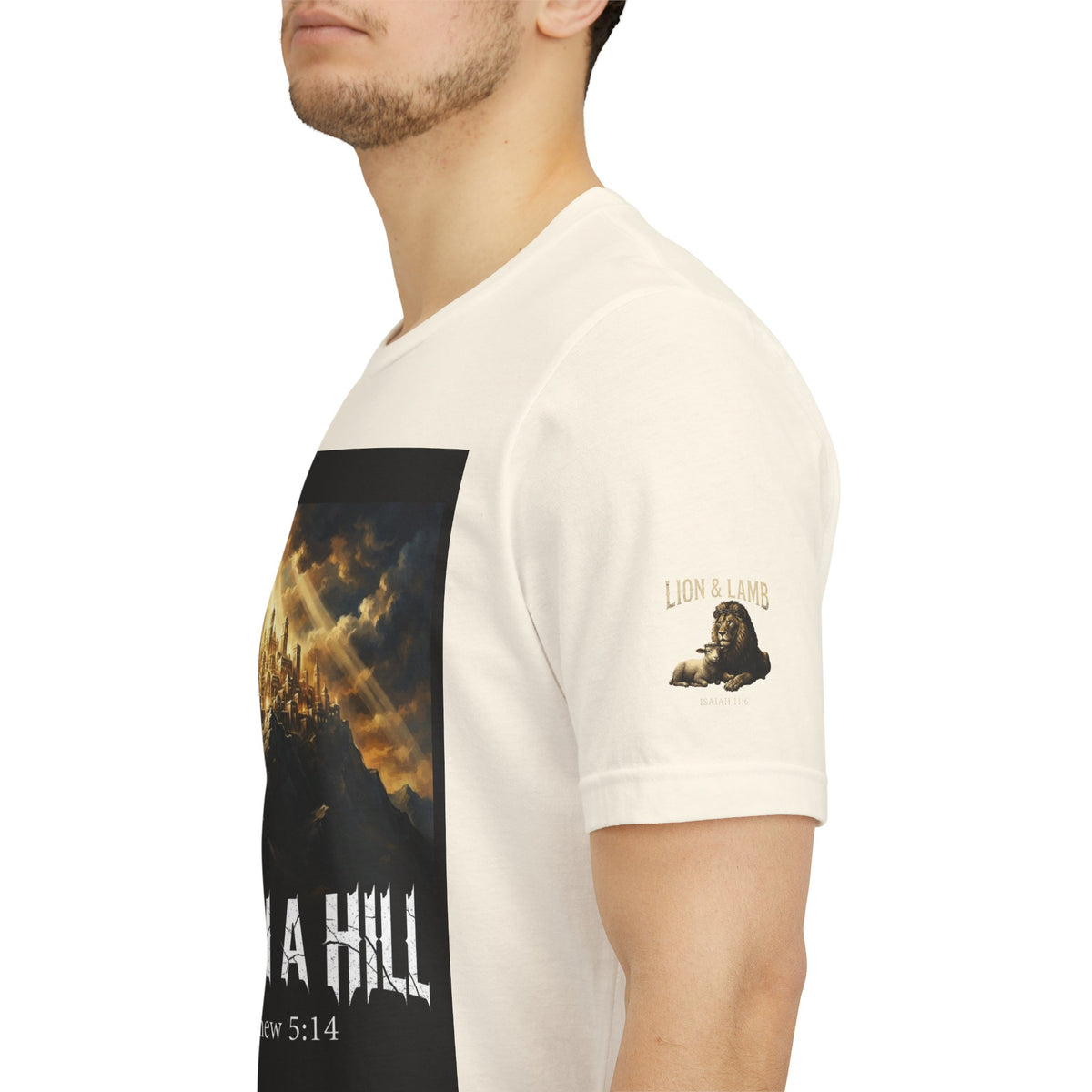 City on a Hill T-Shirt — Matthew 5:14 Christian Faith Tee