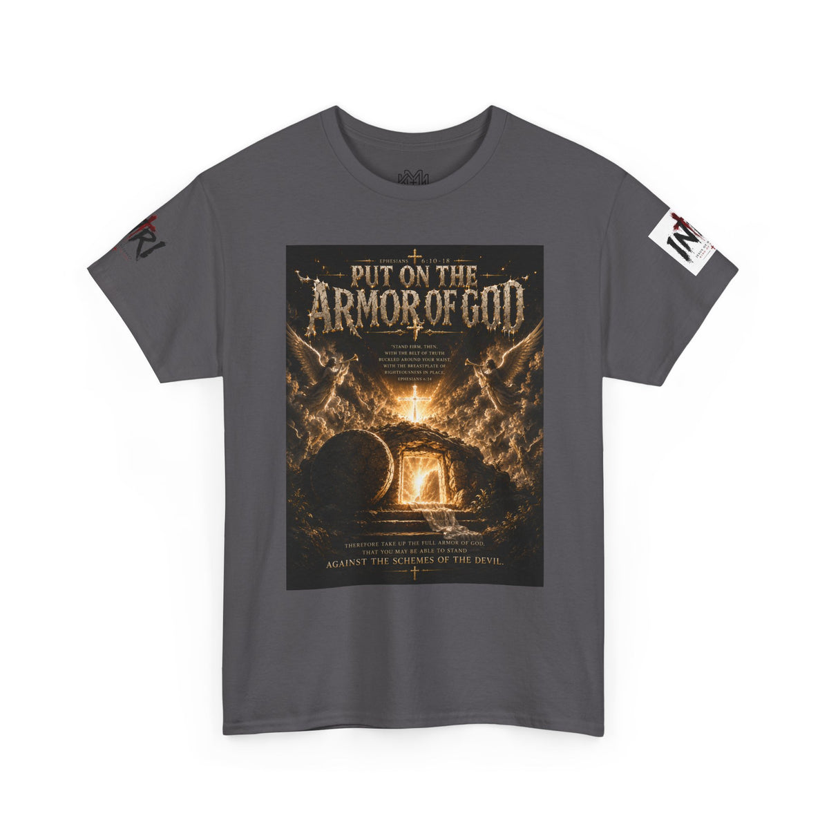 Armor of God T-Shirt — "God Is Not Done With You" Christian Faith Tee