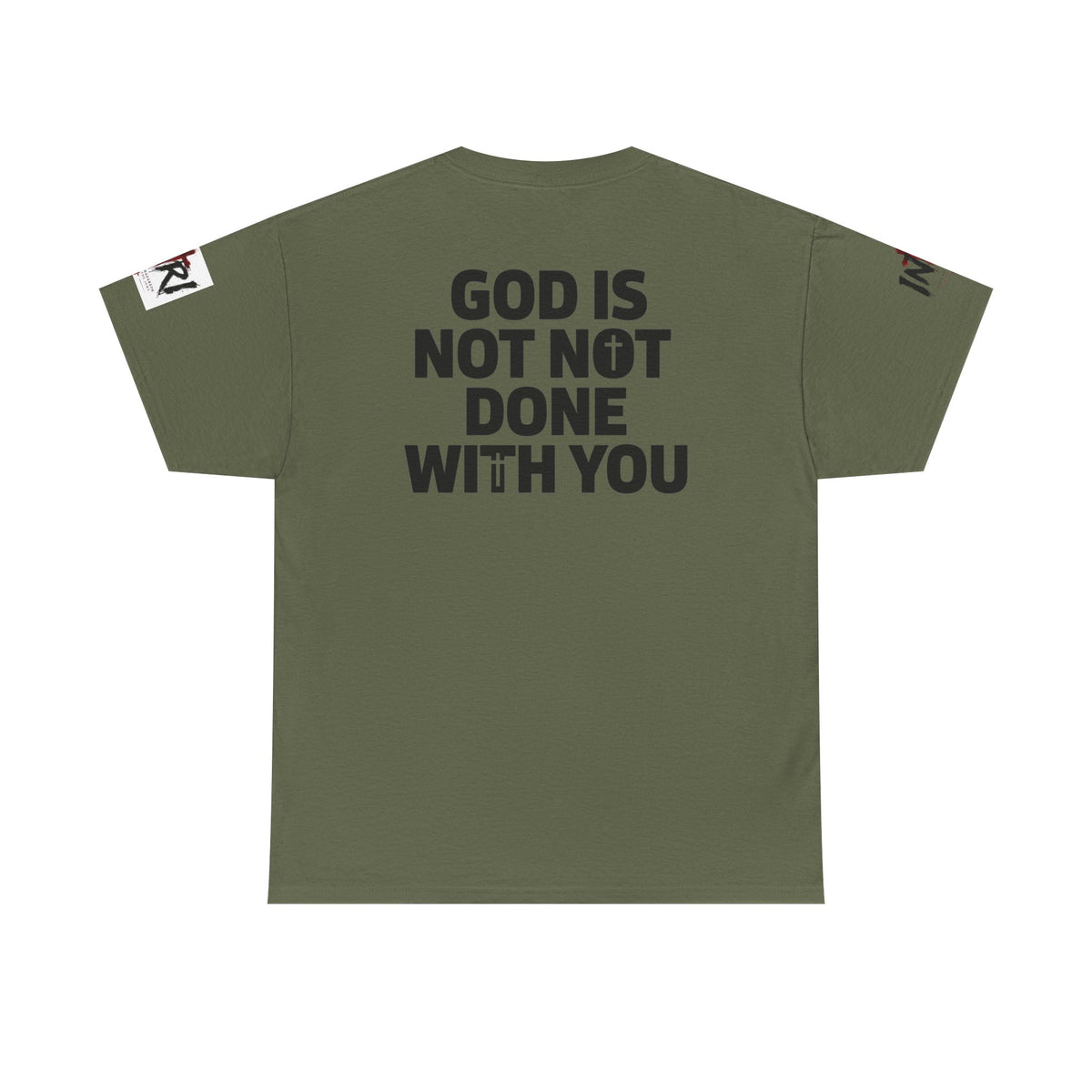 Armor of God T-Shirt — "God Is Not Done With You" Christian Faith Tee