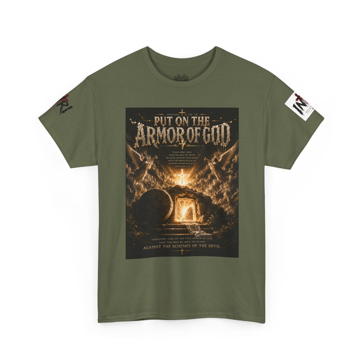 Armor of God T-Shirt — "God Is Not Done With You" Christian Faith Tee