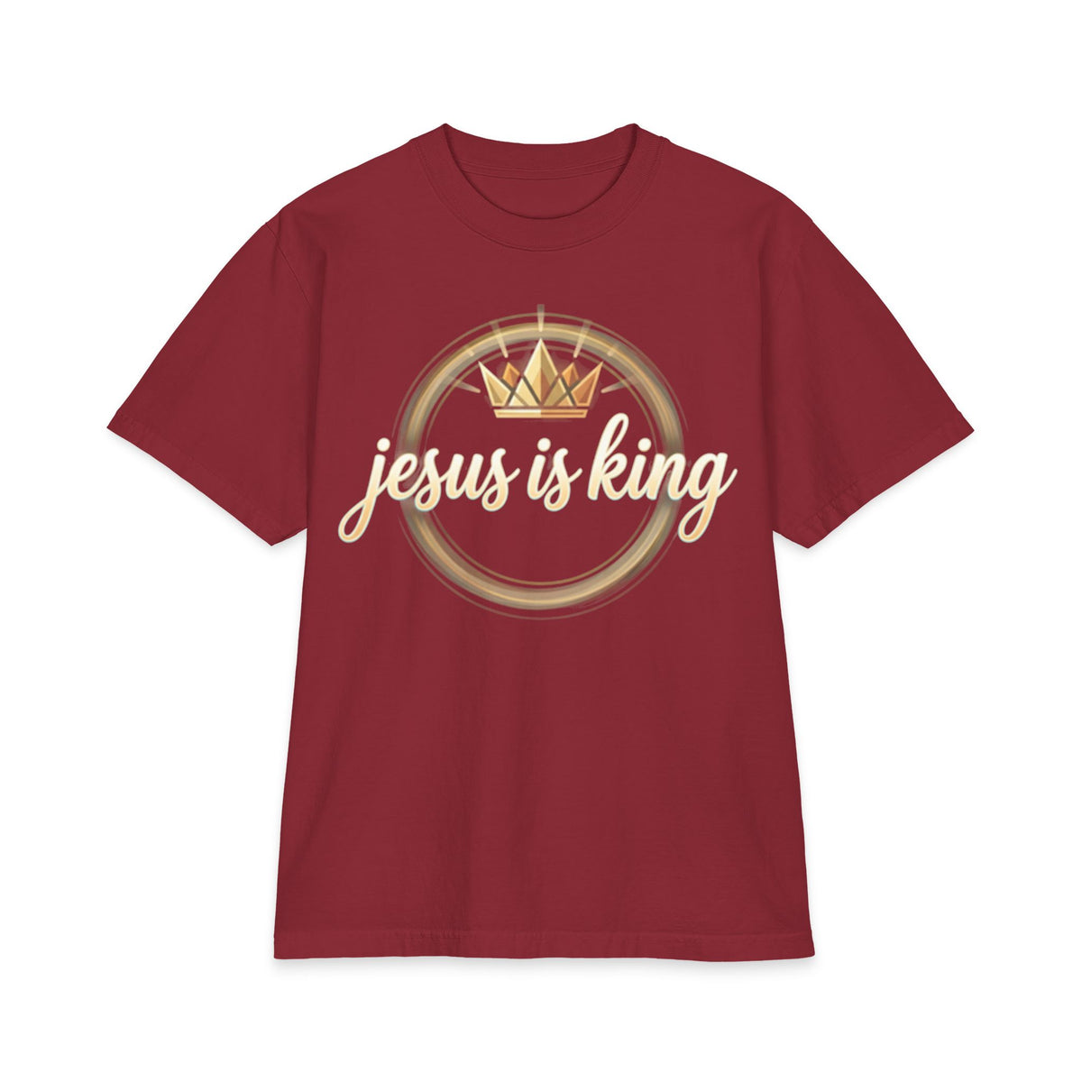 Jesus Is King T-Shirt — Christian Crown Faith Tee