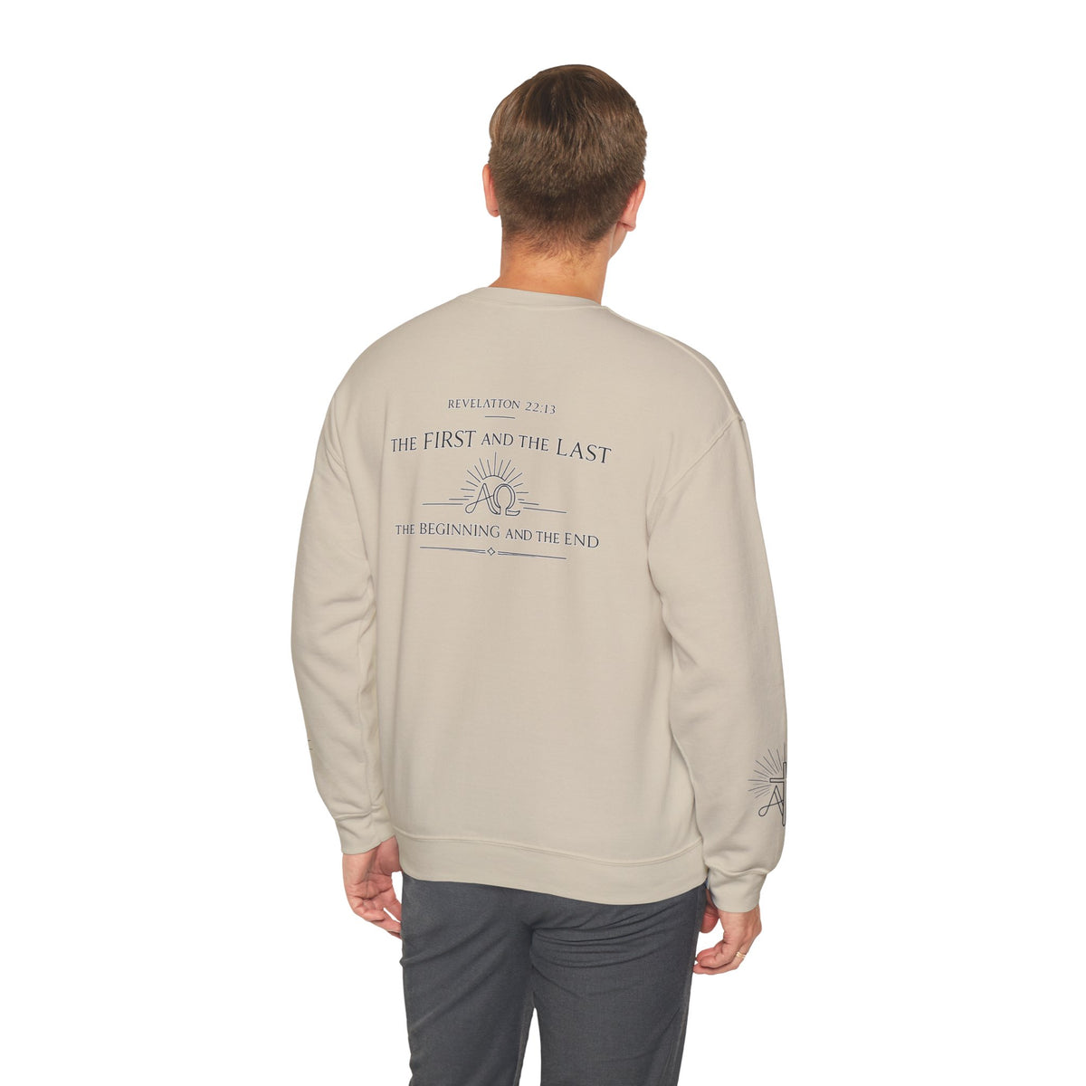Alpha Omega 'Revelation 22:13' Crewneck Sweatshirt