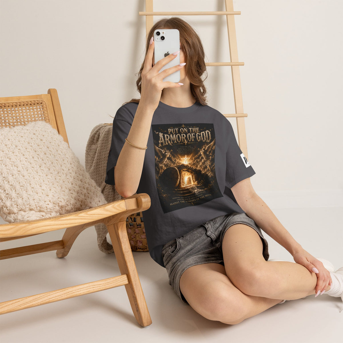 Armor of God T-Shirt — "God Is Not Done With You" Christian Faith Tee