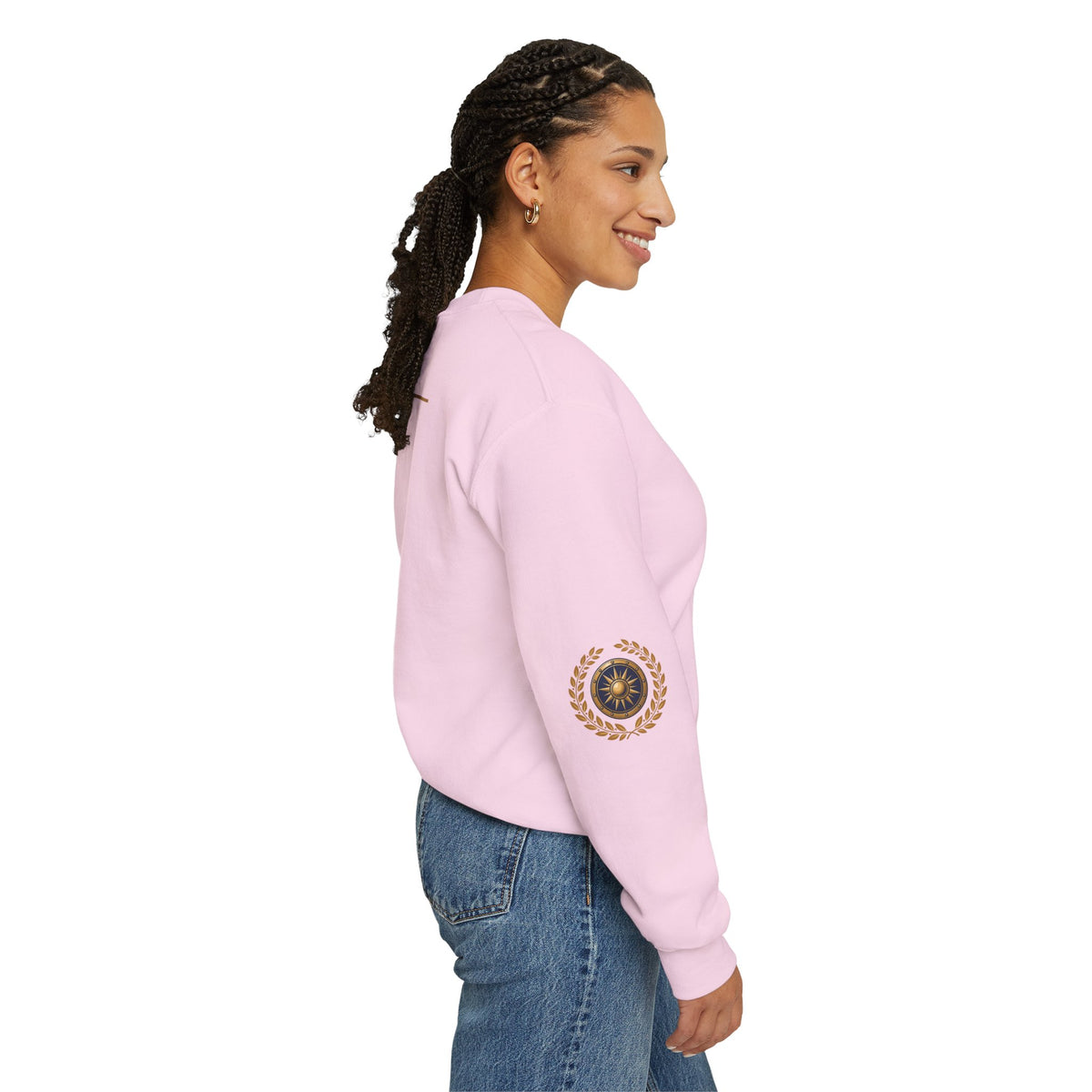Crewneck Sweatshirt — “God Is Our Refuge and Strength” Psalm 46:1 Christian Faith Pullover
