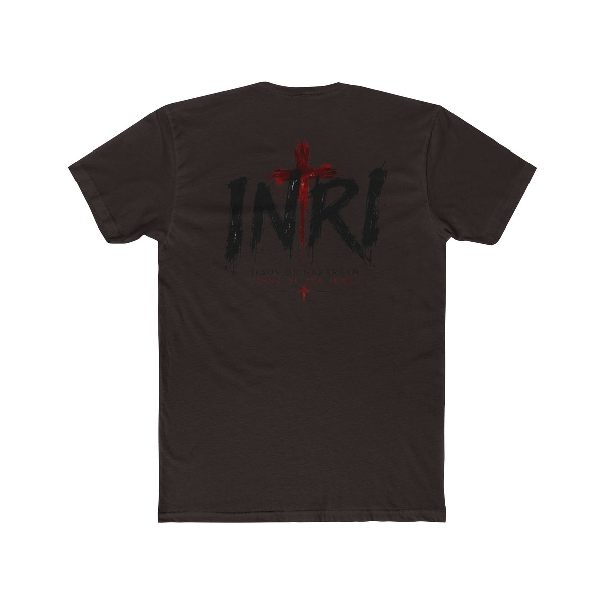 Lamb of God Tee — 'John 1:29' Religious Christian T-Shirt with INRI Cross Back