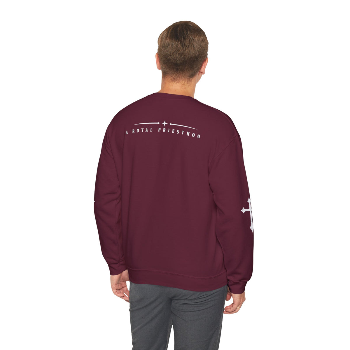 Chosen & Called Crewneck Sweatshirt — Christian Faith Apparel, 'A Royal Priesthood' Gospel Pullover
