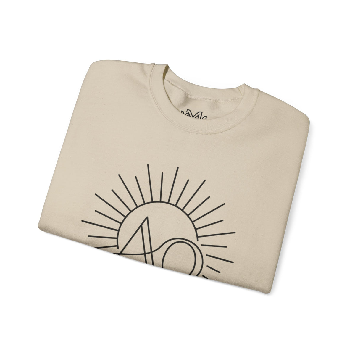 Alpha & Omega Crewneck Sweatshirt — Revelation 22:13 Christian Graphic Pullover