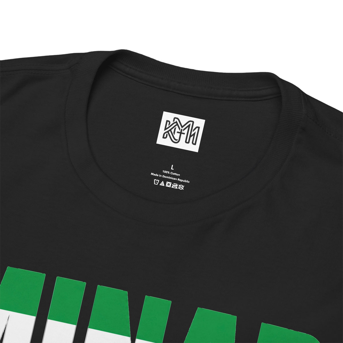 MINAB - Flag Graphic Tee — '168' Back Number Casual T‑Shirt